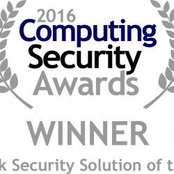 2016 Computing Security Awards Winner