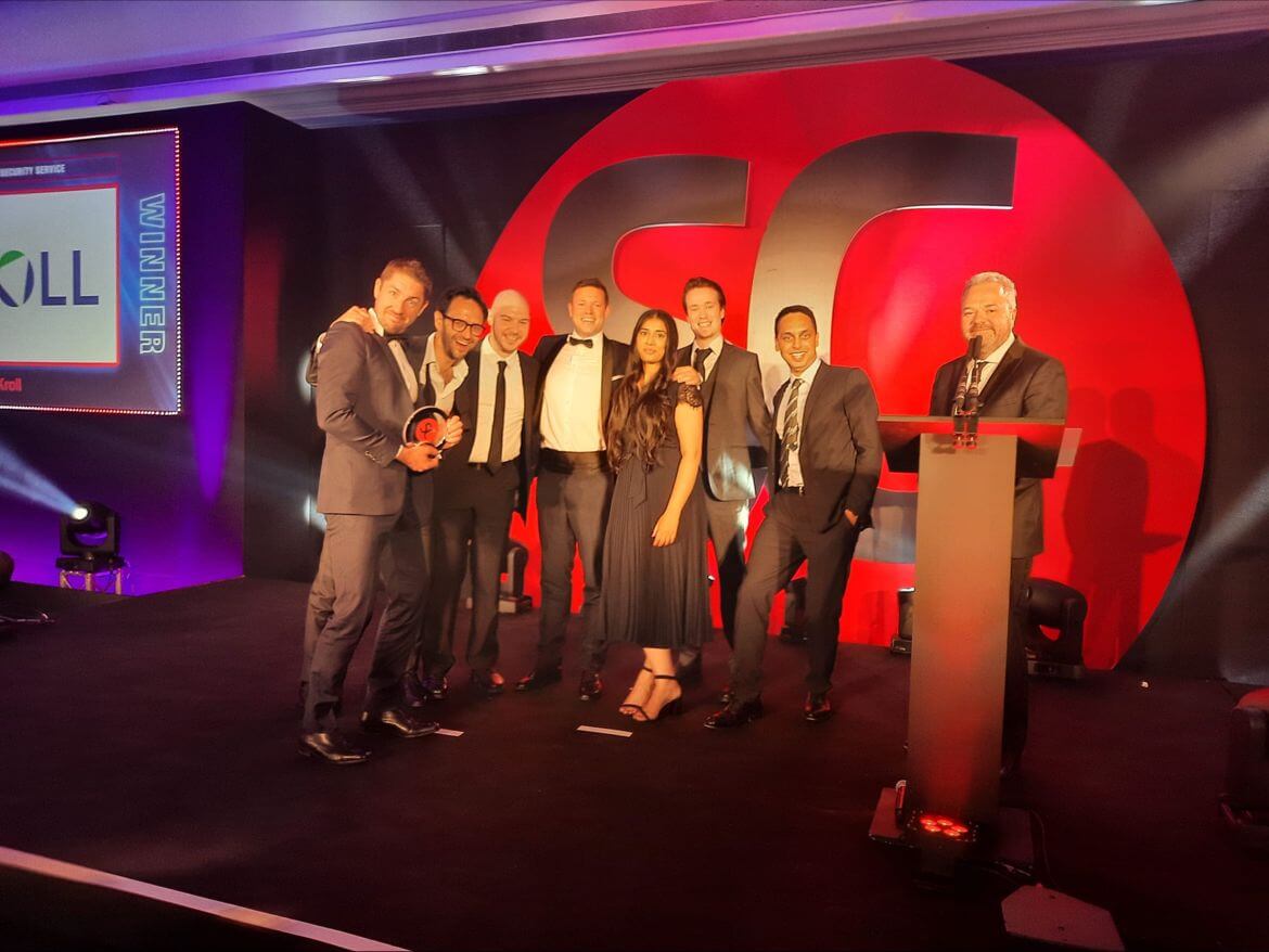 Photo of the team at SC awards