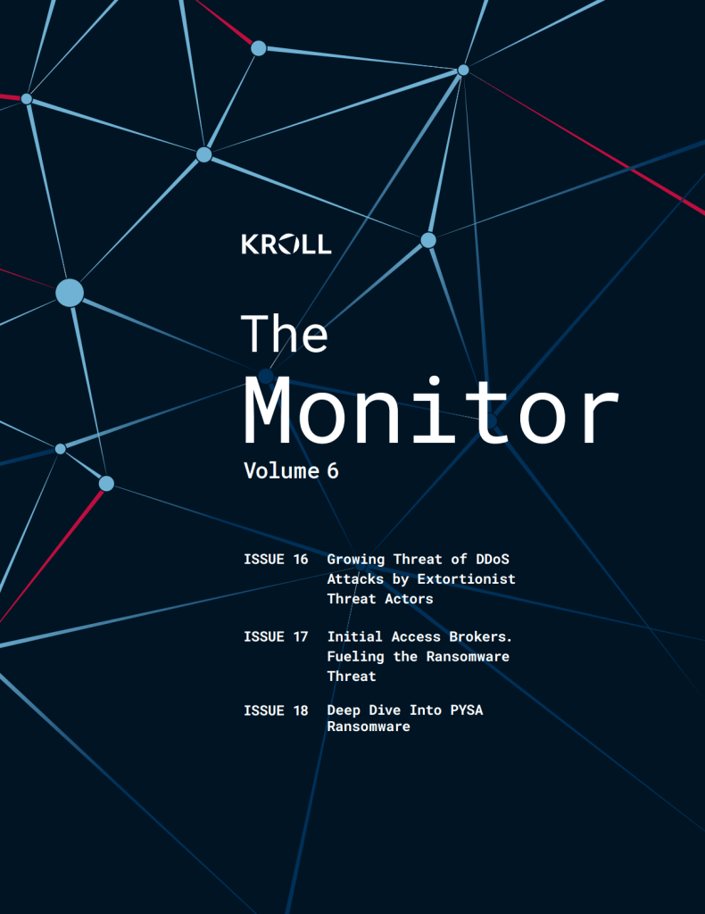 Kroll The monitor volume 6 picture of front cover